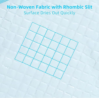 FluffyDream Super Absorbent Waterproof Dog and Puppy Pet Training Pad, Housebreaking Pet Pad,Blue (28"X30"(100PCS))