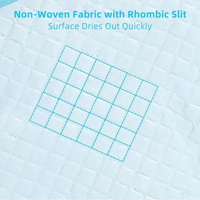 Super-Absorbent Waterproof Dog and Puppy Pet Training Pad, Housebreaking Pet Pad,Blue (22"x22"(100PCS))