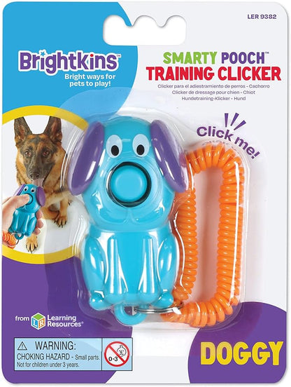 Brightkins Puppy Training Clicker - Dog Training & Behavior Aids, Puppy Obedience Clicker, Pet Trainer Tools, Cat Trainer Supplies, Clickers for Dogs and Puppies, Clear Sound, 1 Piece
