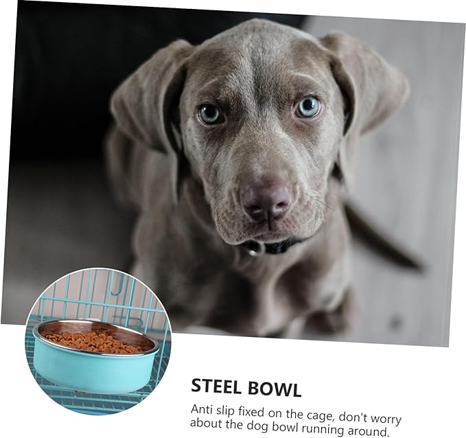 BESPORTBLE Durable Pet Bowl Large Dog Feeder Stainless Steel Construction Prevents Spills Pet Supplies