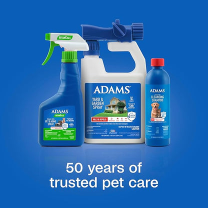 ADAMS Plus Flea & Tick Shampoo with Precor for Dogs, Cats, Puppies & Kittens, Flea Shampoo to Treat Flea Infestations, Kills Ticks, Fleas, Flea Eggs & Lice, Cleans and Conditions Coat, 12 Ounces
