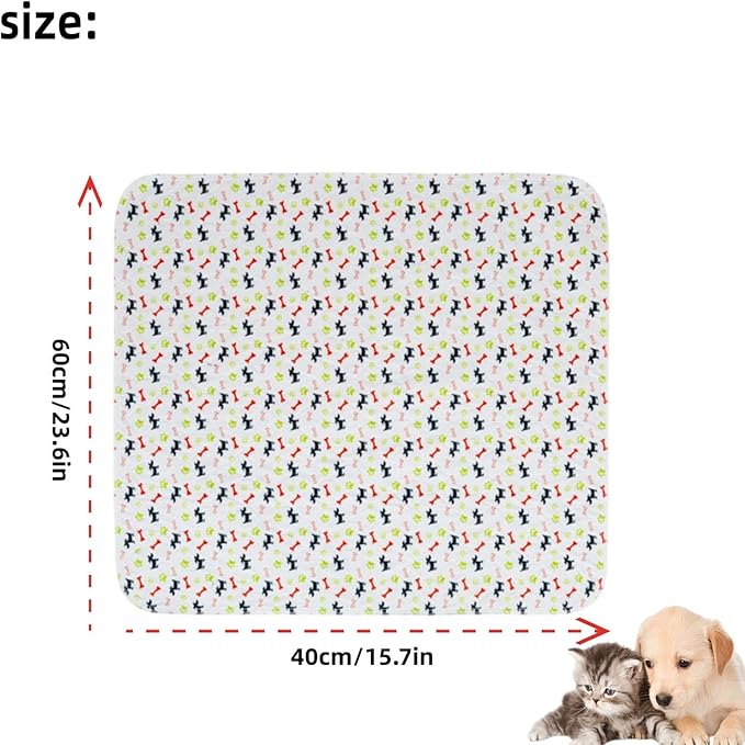 Puppy Pads with Pheromones, S/M/L Washable Pee Pads for Dogs, Highly Absorbent Leak-Proof