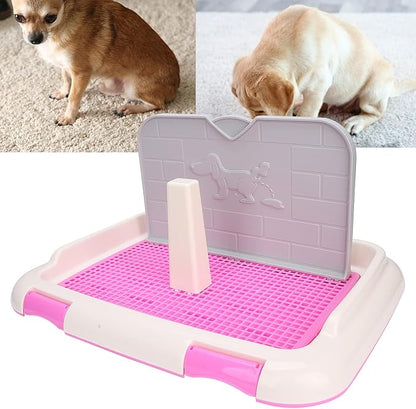 Dog Toilet Pad, Dog Potty Tray V Dog Scheduled Urination Potty Tray Dog Toilet with 1 X Dog Toilet for Dog Toilet ()