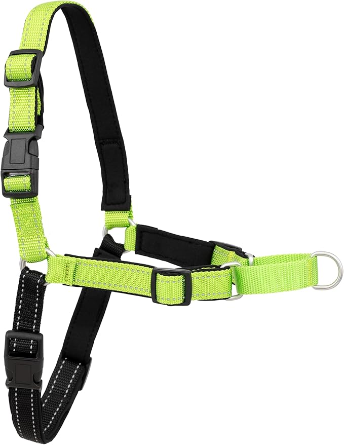 PetSafe Easy Walk Deluxe Dog Harness, No Pull Dog Harness – Perfect for Leash & Harness Training – Stops Pets from Pulling and Choking on Walks – Large, Apple