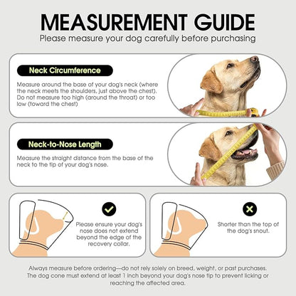 SUNFURA Dog Cone Collar, Adjustable Cone for Dogs to Stop Licking, Soft Dog Cone Alternative for Small Dogs, Pet Recovery Collar After Surgery with Quick Release Buckle, Pink S