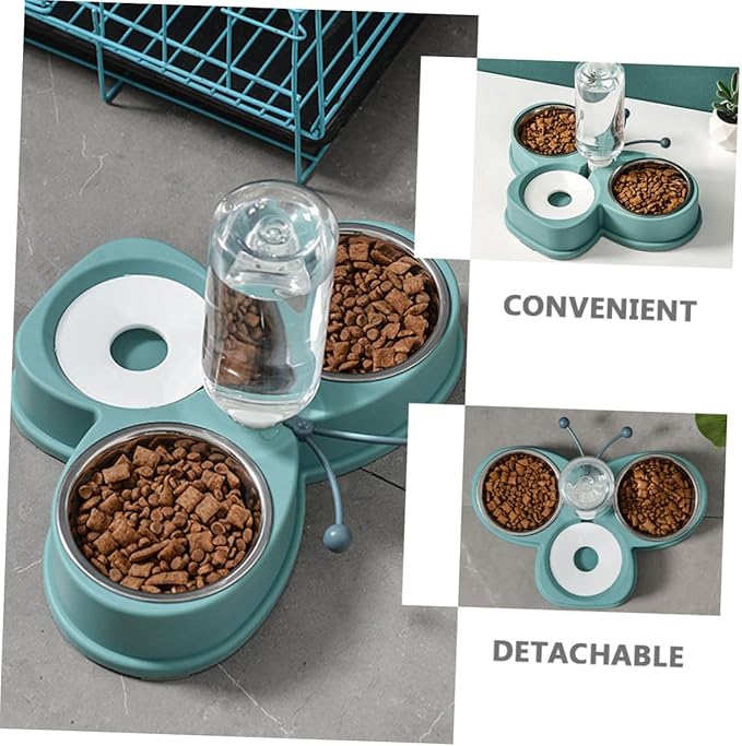 Convenient Pet Waterer and Feeder Feeder for Dogs Triple-use Pet Accessory