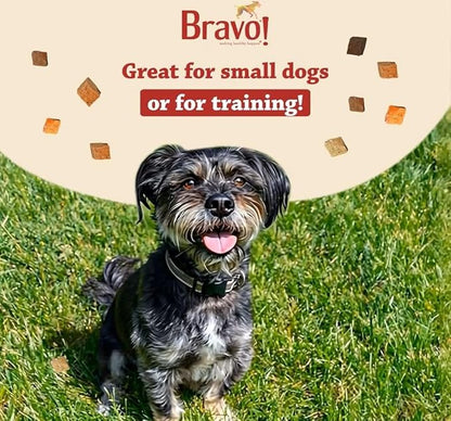 Bravo! Bonus Bites Single Ingredient Freeze Dried Raw Dog Treats, Chicken Breast, 3 Ounce, High Protein, Grain Free, Gluten Free