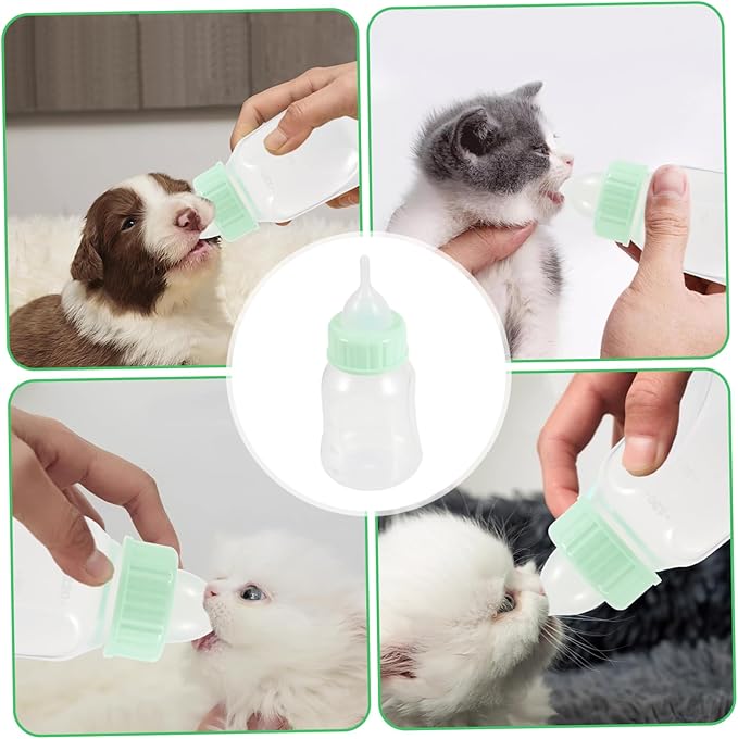 Milisten PET Nursing Bottle Kit for Kittens and Puppies Sturdy Squeeze Feeding Bottle Set for Small Pets for Nursing Milk and Water
