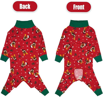 Dog Surgery Recovery Suit Onesies for Large Dogs Spayed Recovery Suit Cone Alternative After Surgery Abdominal Wounds Protector Dog Bodysuit for Medium Large Dogs Pajamas