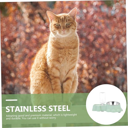 Dog Water Bowl Stainless Steel Portable Pet Feeder Food Container for Pet