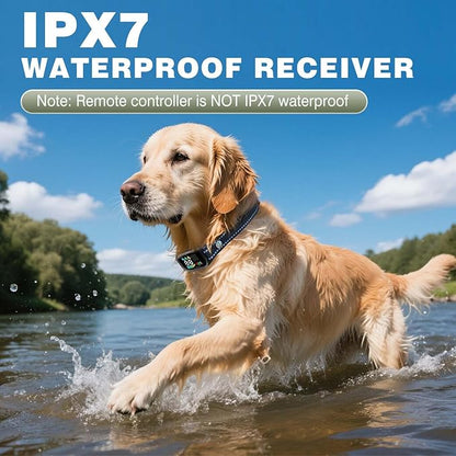 Dog Shock Collar for 3 Dogs - 3300FT Dog Training Collar with Remote for Dogs, IPX7 Waterproof Electric Shock Collar with 3 Training Modes, Rechargeable AI Smart Anti-Barking Device