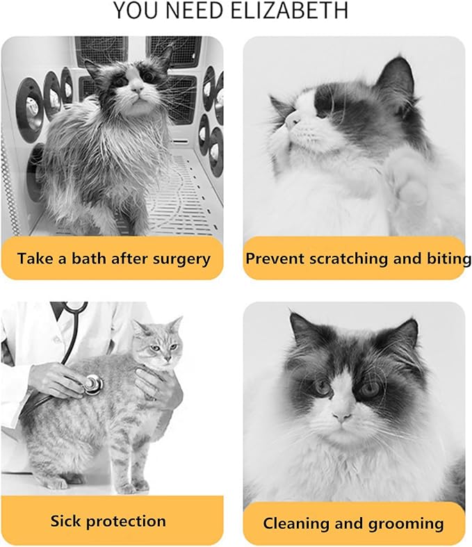 alfyng Elizabethan Dog Neck Collar Sunflower Shape Pet Protective Recovery Collar Comfy Soft Dog Cone for Dogs Cats After Surgery Pet Recovery Collar Cone for Small Dogs Or Cats (M)