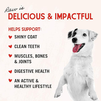 Stella & Chewy's Freeze-Dried Raw Beef Heart Dog Treats - Single Ingredient, No Additives - Premium Training Treats - Perfect For Picky Eaters - 3oz Bag