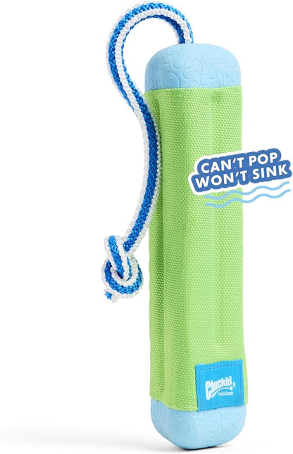 Chuckit! Amphibious Bumper Floating Fetch Dog Toy For Waterplay, Small For Dogs Up To 60 lb, 1.62"L x 8.5” H x 3.5" W, Assorted
