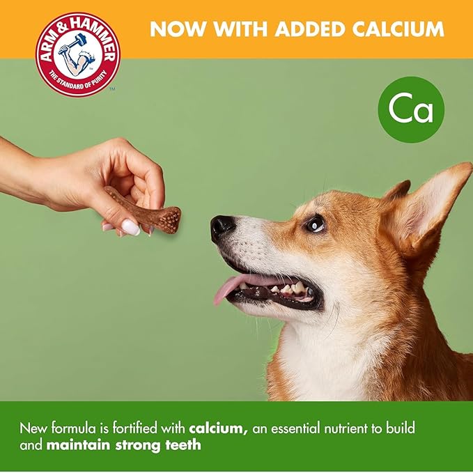 Arm & Hammer for Pets Nubbies Dental Treats Value Size - Baking Soda & Calcium Dog Dental Chews, Helps Scrub Plaque & Tartar While Chewing, Chicken Flavor, 139 Count, 52.8 Oz - 2 Pack