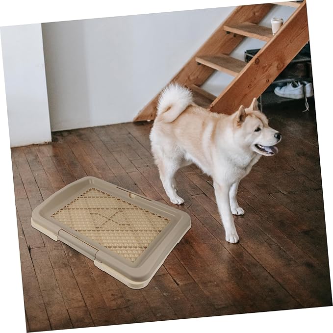 HANABASS Household Puppy Toilet Training Tray Plastic Dog Accessory for Indoor Potty Training Easy Clean Design with Removable for Pets