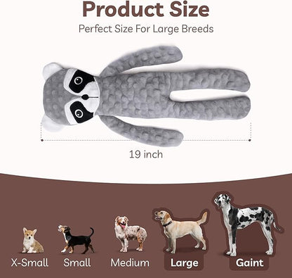 SHARLOVY No Stuffing Dog Toys 5 Pack, Crinkle Interactive Dogs Toy for Boredom, Puppy Toys for Teething to Keep Them Busy, Cute Squeaky Dogs Toy for Small, Medium, and Large Breed
