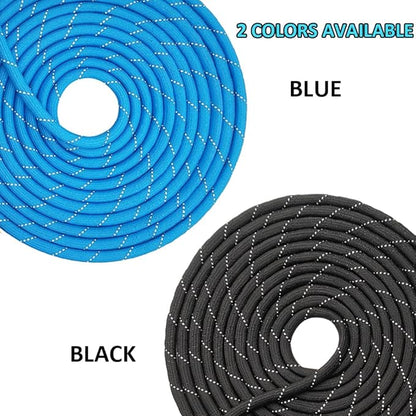 BTINESFUL 10FT / 15FT / 20FT Slip Lead Dog Leash, Reflective 1/3” Rope Leash Long Training Lead for Small Medium Dogs (15ft, Blue)