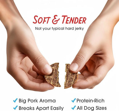Farmland Traditions New Filler Free Dogs Love Pork Premium Jerky Treats for Dogs 2.5 Pound (Pack of 1).