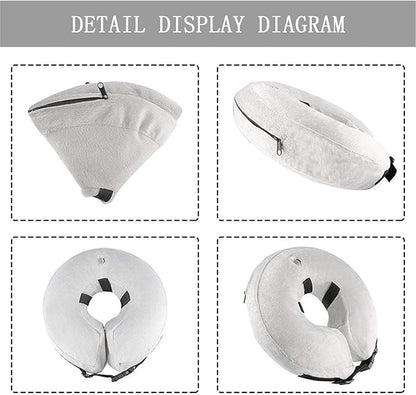 Avaner Pet Inflatable Collar, Protective Recovery Collar Cone for After Surgery