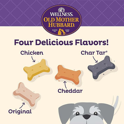 Wellness Old Mother Hubbard Classic Original Mix Dog Biscuits, Natural Training Treats, 4 Flavors, Mini Size, 20 oz Bag