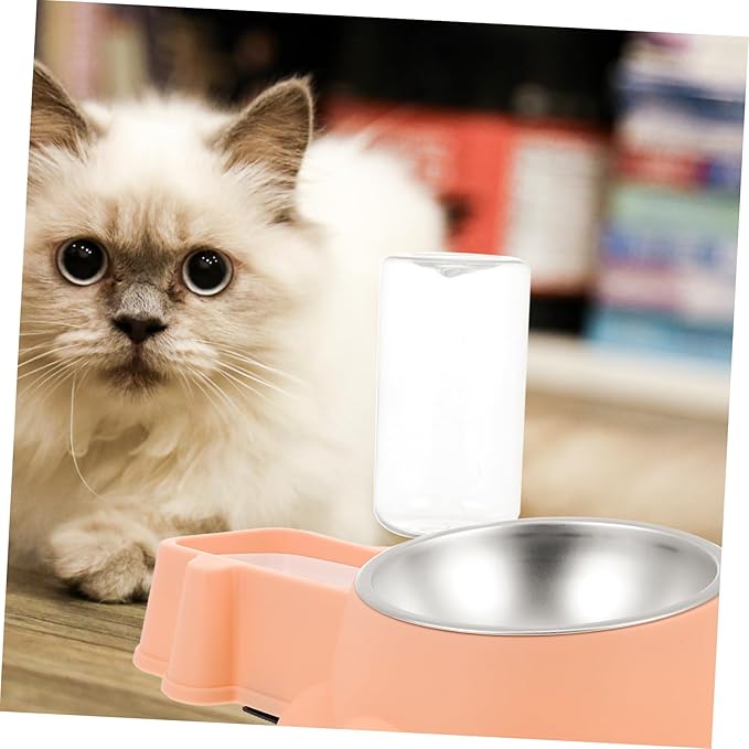 Milisten Multifunctional Pet Feeding Bowl Dog Food Dispenser Water Container Simple Design for Home Use for Feeding and Hydration Needs Easy to and Safe for Pets