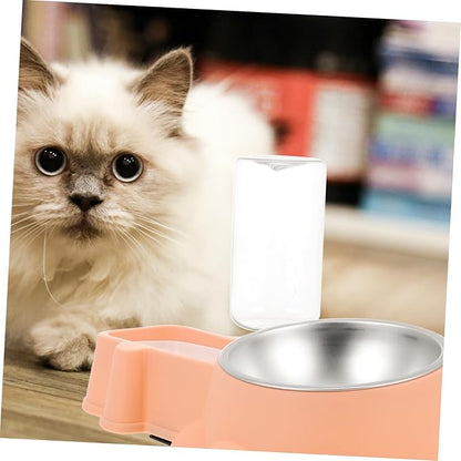 Milisten Multifunctional Pet Feeding Bowl Dog Food Dispenser Water Container Simple Design for Home Use for Feeding and Hydration Needs Easy to and Safe for Pets