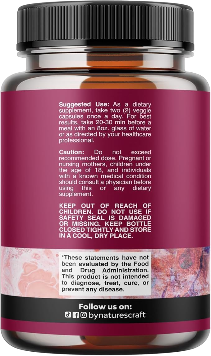D Mannose with Cranberry Supplement - D Mannose 1000mg per Serving Capsules for Kidney Defense Support & Cleanse and Urinary Tract Health for Women & Men - Adults Bladder Health Supplement - 60 Count