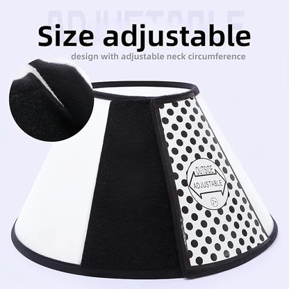 Cone for Dogs to Stop Licking, E Collar for Dogs After Surgery, Dog Recovery Collars & Cones - Safe Physical Barrier, Easy to Clean, Comfortable Wear, Promote Wound Healing, Prevent Self-Mutilation