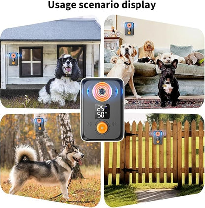 Anti Barking Device for Dogs – Ultrasonic Dog Bark Deterrent with 3 Modes, 50FT Effective Range, Rechargeable, Indoor Outdoor Anti Barking Device, Humane and Easy to Use