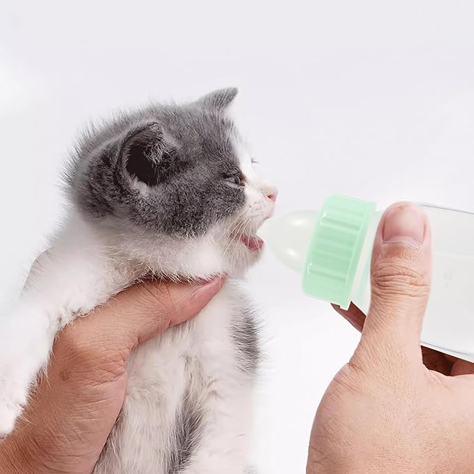 Beaupretty Small Pet Nursing Bottle Kit Milk Feeder for Puppies Kittens Hamsters Lightweight Portable Feeding Set for Newborn Animals
