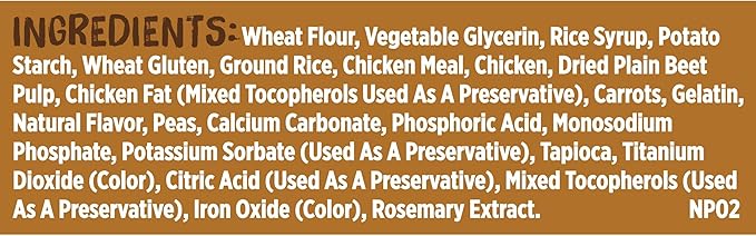 Nutrish Soup Bones Premium Dog Chews with Real Chicken and Veggies,6 Chews (Rachael Ray),(Pack of 2)