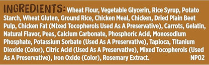 Nutrish Soup Bones Premium Dog Chews with Real Chicken and Veggies,6 Chews (Rachael Ray),(Pack of 2)