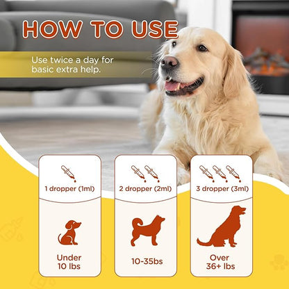 Kennel Cough Treatment, UKNM Kennel Cough Drops for Dogs,Natural Cough Supplement for Dogs,Herbal Kennel Cough Drops for All Breeds & Size