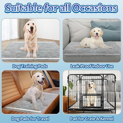 Charcoal Puppy Pads Extra Large 30"x36", 30 Count Super Absorbent Pee Pads for Dogs, Disposable Urine Bed Underpads for Doggy, Thicken XXL Disposable Pet Underpads, Piddle Pee Sheets