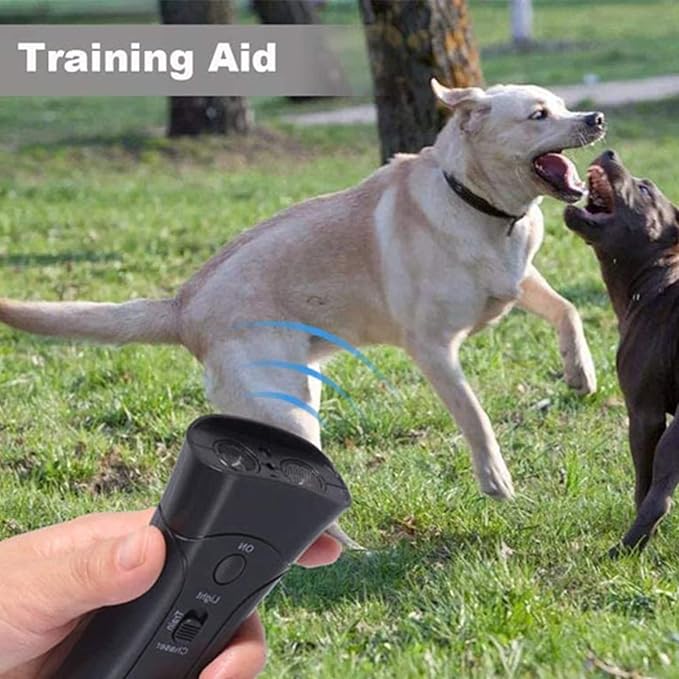 Dog Barking Control Devices, Anti Barking Device Dog Behavior Aid Double Head Double Speaker Ultrasonic Dog Barking Deterrent for Training Deterrent