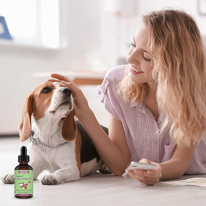 WONDER PAWS Kidney Cleanse Drops Plus Milk Thistle Drops - for Dog Urinary Tract, Kidney, Liver Health & Overall Wellness – Kidney Cleanse 2 Ounces - Milk Thistle 2 Ounces