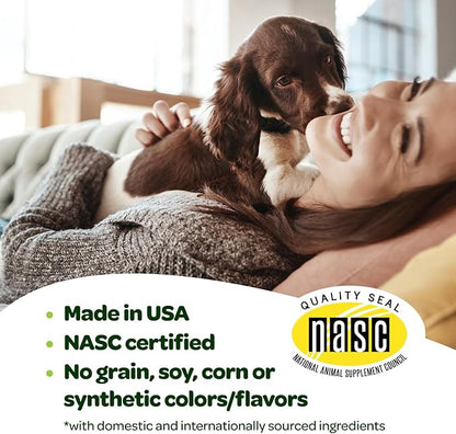 Probiotic Chews for Dogs Gut Health | Tasty Pre and Probiotics for Dogs Digestive Health with Pumpkin Dog Probiotics and Digestive Enzymes | NASC Certified & Made in The USA | 60 Chews (Pack of 2)