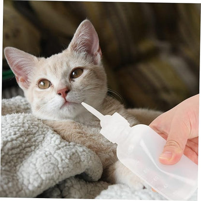 BESPORTBLE 4pcs Tiny Pet Nursing Bottle for Puppy Kitten Cat Milk Feeding Bottle Kit