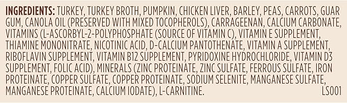 Nutrish Rachael Ray Weight Management Wet Dog Food Premium Paté Real Turkey & Pumpkin Recipe,13 oz. Can,(Pack of 24)