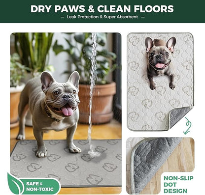 FXW Washable Pee Pads for Dogs, Puppy Pads with Super Absorbent, Specifically Designed for FXW Rollick/Homeplus 24inch 8 Panels Dog Playpen, 29" Octagon, Khaki, 1 Pack