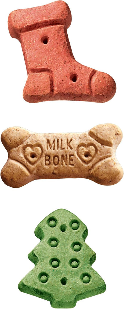 Milk-Bone Limited Edition Holiday Dog Treats, Small Biscuits, 24 Ounce Reusable Tin