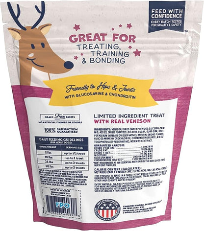 Natural Balance Limited Ingredient Rewards Jumpin' Stix, Grain-Free Dog Treats for Adult Dogs of All Breeds, Venison Recipe, 4 Ounce (Pack of 2)