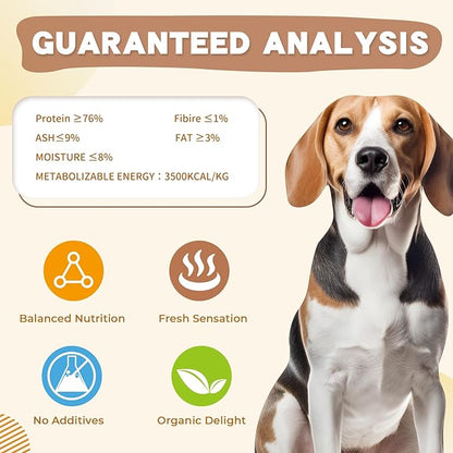 Dancing Tail Freeze Dried Chicken & Kale Cube Cat & Dog Treats Biscuits, Dehydrated High Protein Weight Control Traing Treats for Small Dogs Cats 1.8 Ounce