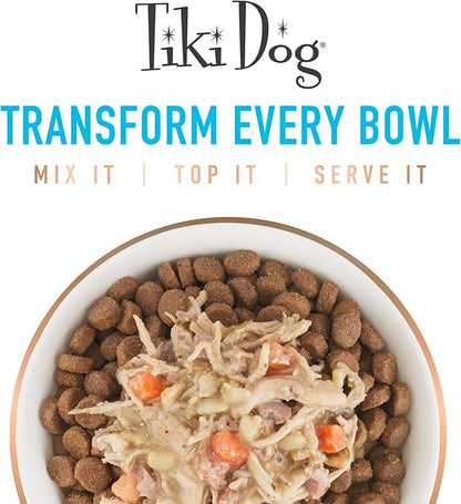 Tiki Dog Born Carnivore for Dogs, Savory Chicken, Peas & Lentils Recipe, Grain Free Baked Kibble for Maximum Nutrition, For Adult Dogs and All Size Breed Dogs, 3.5 lbs. Bag