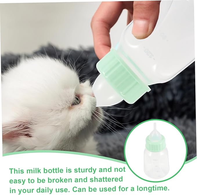 Small Pet Feeding Bottles Pet Nurser Soft Nipple Kitten Milk Feeder for Dog Supplies