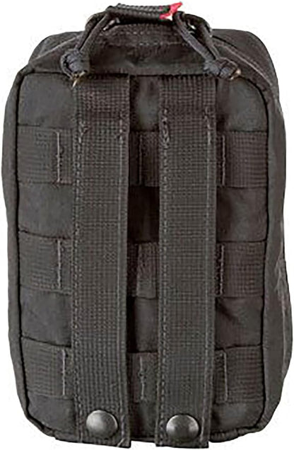 North American Rescue K-9 Handler IFAK Kit (Black) NAR Emergency MOLLE K9 First Aid for Dogs, Humans with C-A-T Tourniquet, Veterinary Thermometer, HyFin Chest Seals, Gauze (80-0439)