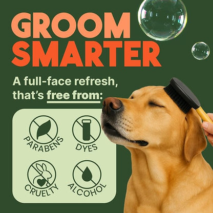 TropiClean No Rinse Waterless Dog Shampoo | Detangling & Deodorizing Dry Shampoo for Smelly Pets | Moisturizes Dry Skin | USA Made | Papaya Scent | 7.4oz