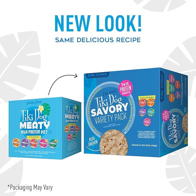 Tiki Dog® Savory Variety Pack, 3 oz Cups (10 Count)