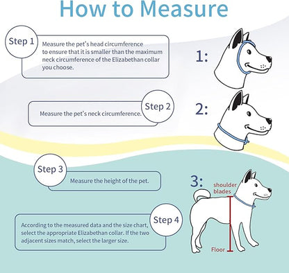 Comfortable Adjustable Soft Dog Cone Alternative After Surgery - Elizabethan Donut Collar for Cats, Medium Dogs and Small Dogs